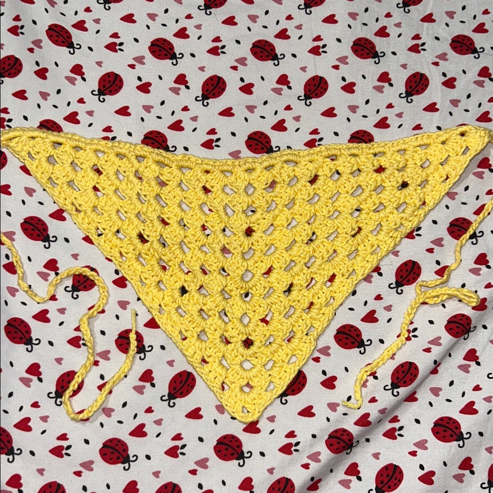 Hand Knit Bandana